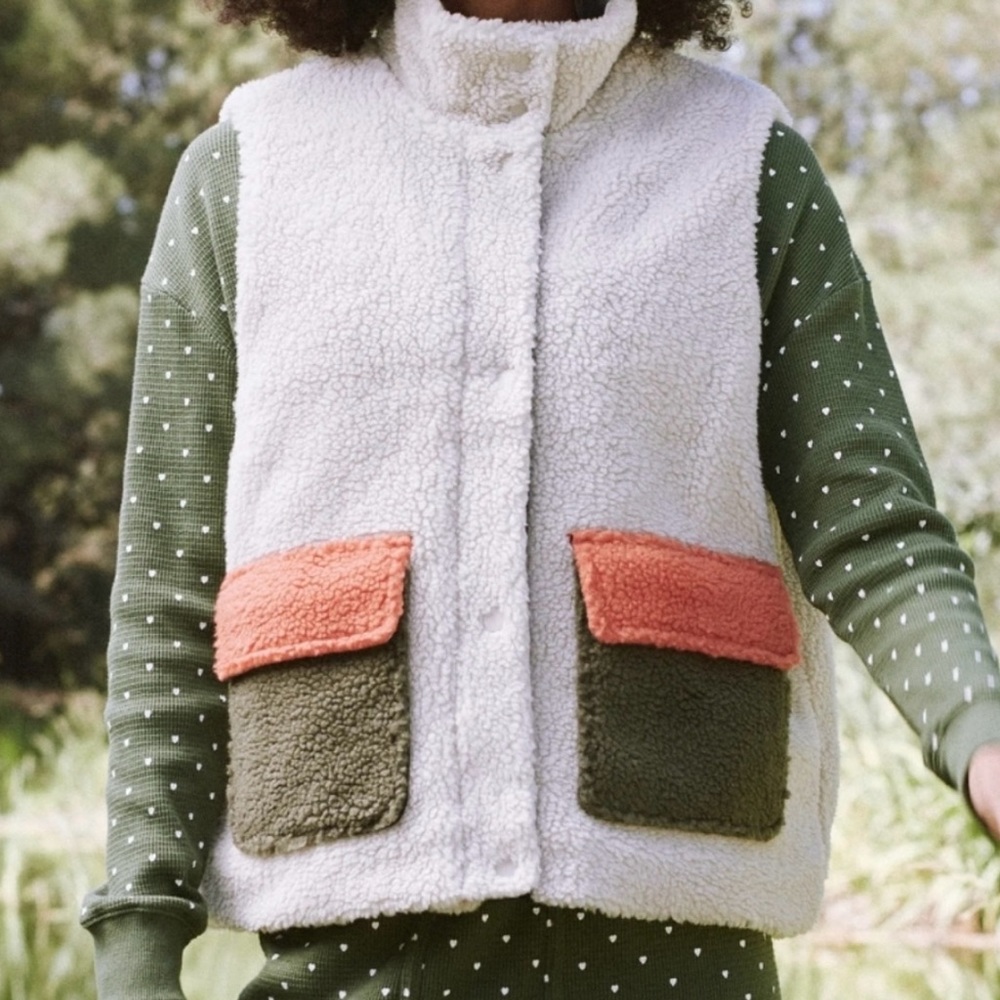The Great. + Eddie Bauer Plush Vest
